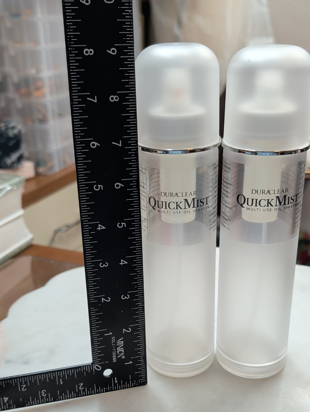 Set Of Two refillable Duraclear Quick Mist Multi-Use Oil Sprayers - Picture 5 of 5
